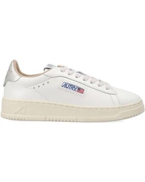 Autry Elegant Leather Trainers For - White