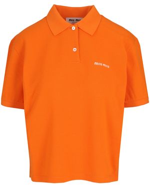 Miu Miu Jersey-Piquet - Orange