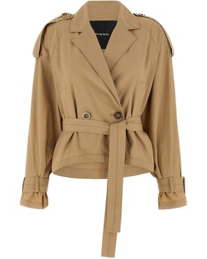 Pinko 'Tanya' Trenchcoat - Natur