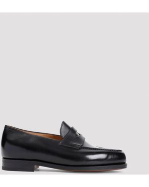 John Lobb Lopez Loafers - Black