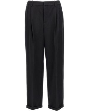 Saint Laurent Hose "90'S" - Schwarz