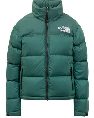 The North Face Logo-Detail Puffer Jacket - Green