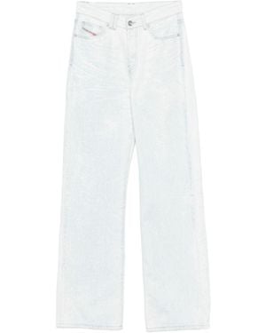 DIESEL 1971 D-Sent Regular Satin Jeans - White