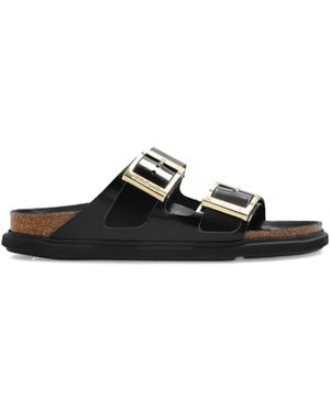 Birkenstock Arizona Db Shine, Natural Leather - Black