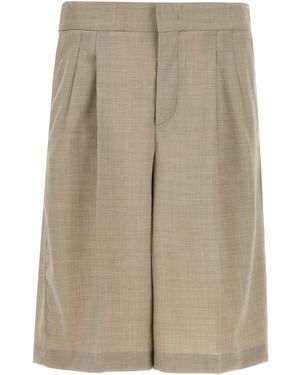 PT Torino Techno Wool Bermuda Shorts Bermuda E Short-Uomo - Neutro