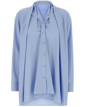 Loewe Relaxed Solid Shirt - Blue