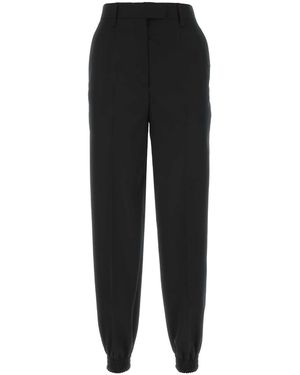 Prada Zwarte Wol joggers