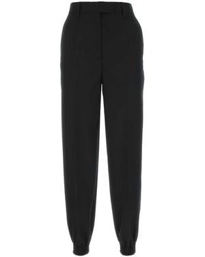 Prada Wool Sweatpants - Black