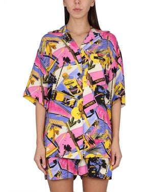 Palm Angels Miami Mix Print Shirt - Multicolor