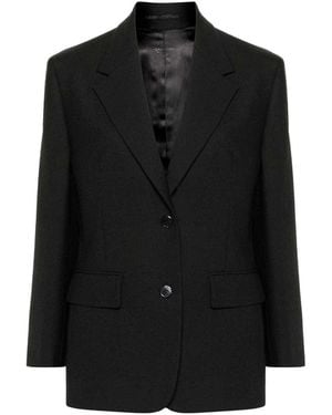 Prada Wolle Blazer - Schwarz