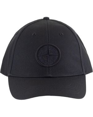 Stone Island Pet Met Geborduurd Kompaslogo - Blauw