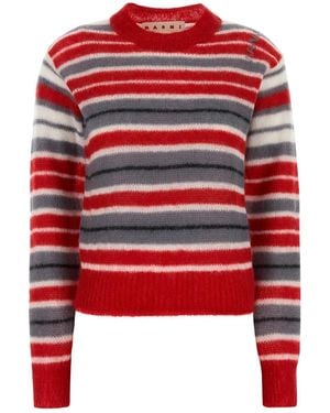 Marni Embroidered Mohair Blend Jumper