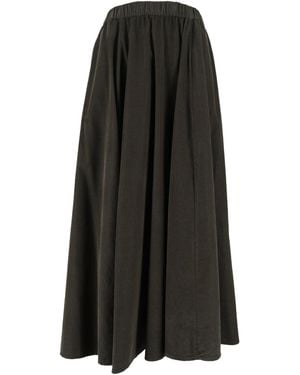 Aspesi Pleated Midi Skirt - Black