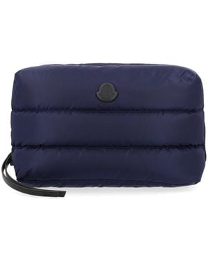 Moncler Beauty Case Caradoc Polyamide Wash Bags - Blue