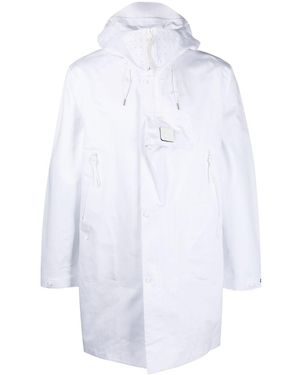 CP COMPANY METROPOLIS C.P. Firma Metropolis Hoodie Parka - Weiß
