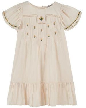 Emile Et Ida Vestito Robe Brodee - Natural