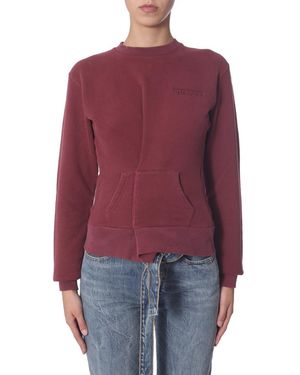 Unravel Project BURGUNDERROT BAUMWOLLE SWEATSHIRT - Mehrfarbig