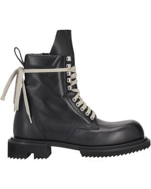 Rick Owens Lage Leger Gabe - Zwart