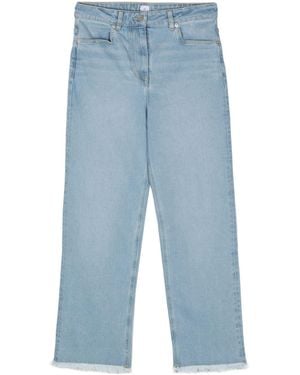Paul Smith Vaqueros de pernera recta de algodón orgánico de - Azul
