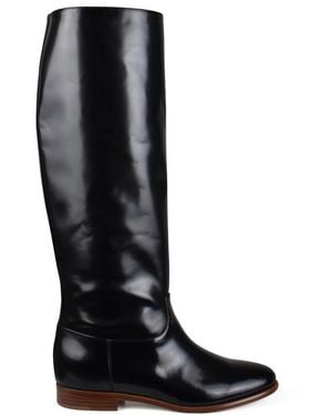Gabriela Hearst Patent Leather Ankle Boots - Black