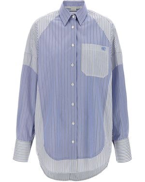 Stella McCartney Chemise à rayures - Bleu