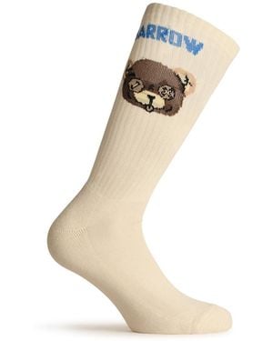 Barrow Stretch Cotton Socks - White