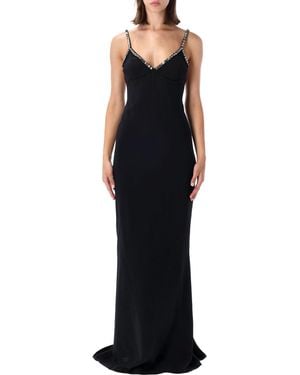 Stella McCartney Viscose Blend Bodycon Dress With Stretch - Black