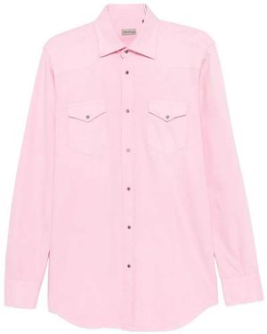 Sartorio Napoli Texas Shirt With Pocket - Pink