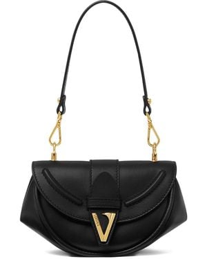 Versace "Virtus" Borsa A Spalla Piccola - Nero