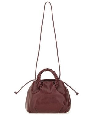 Hereu Bombon Supple Shiny Medium Bag - Brown