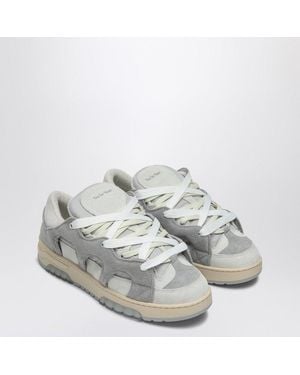 Santha Model 1/ Mesh And Suede Sneaker - Metallic