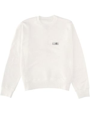 MM6 by Maison Margiela Sweatshirt With Logo - White