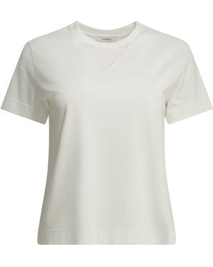 Givenchy T-Shirt mit Rundhalsausschnitt und Logo - Weiß
