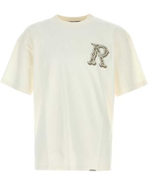 Represent Ivory Cotton Oversize T Shirt - White