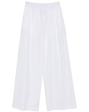 Semicouture Jhonny Cotton Trousers - White
