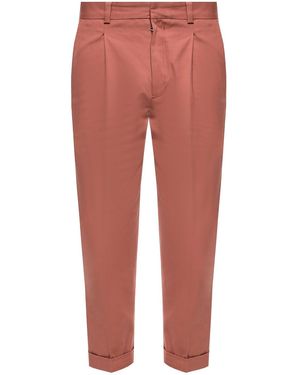 Acne Studios Pierre Struc Co Pants - Red