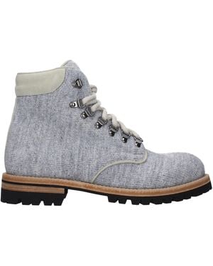 Eleventy Eleven Ankle Boots Fabric - Grey