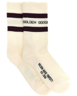 Golden Goose Logo Socks - Zwart