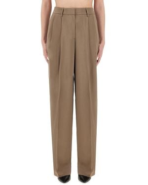 Michael Kors Michael Door Michael Kors Wide Leg Pants - Naturel