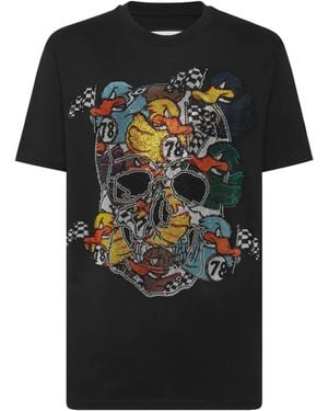 Philipp Plein T Shirts En Polos Zwart