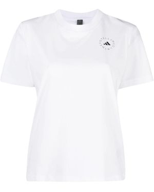 adidas By Stella McCartney Adidas par Stella Mc Cartney Logo Sporty T-shirt - Blanc