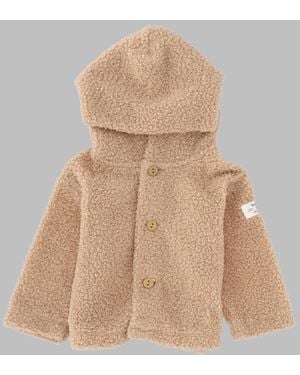 Teddy & Minou Girls' Polyester Trench Jacket - Natural