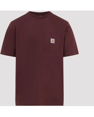 Carhartt Pocket T Shirt - Purple