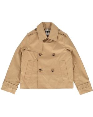 Burberry Kid-meisjesjassen - Naturel
