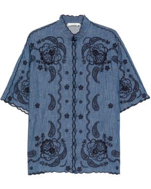 Zimmermann Aster Jeanshemd - Blau