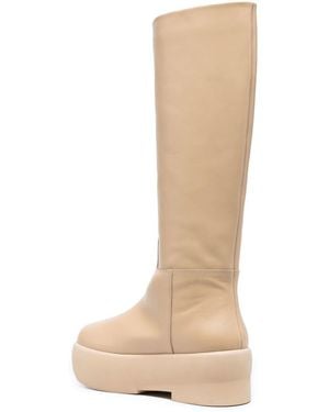 Gia Borghini Chunky Sohle Tubolarschuh - Natur