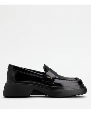Tod's Leder-Loafer - Schwarz