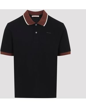 Marni Cotton Polo - Black