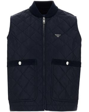 Prada Jackets And Vests - Blue