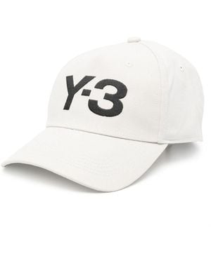 Y-3 Pet Met Geborduurd Logo - Wit